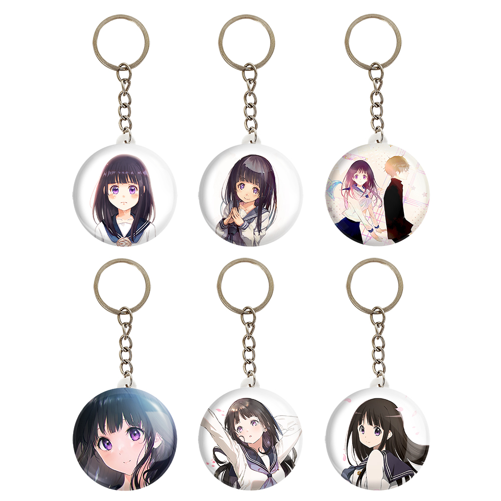 جاکلیدی خندالو مدل انیمه هیوکا Hyouka کد 922A مجموعه 6 عددی