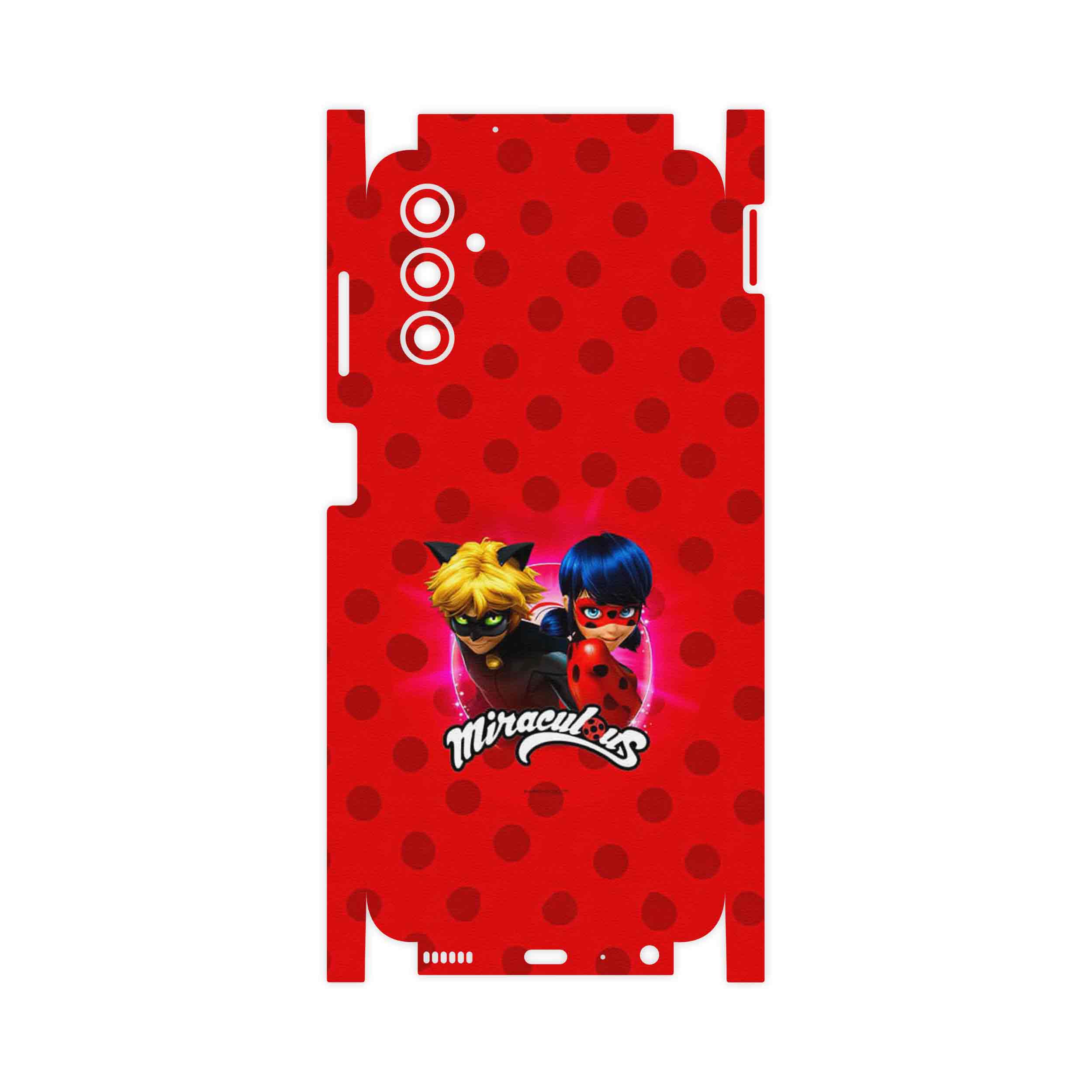 برچسب پوششی ماهوت مدل Ladybug and Cat Noir-FullSkin مناسب برای گوشی موبایل سامسونگ Galaxy M13 (India)