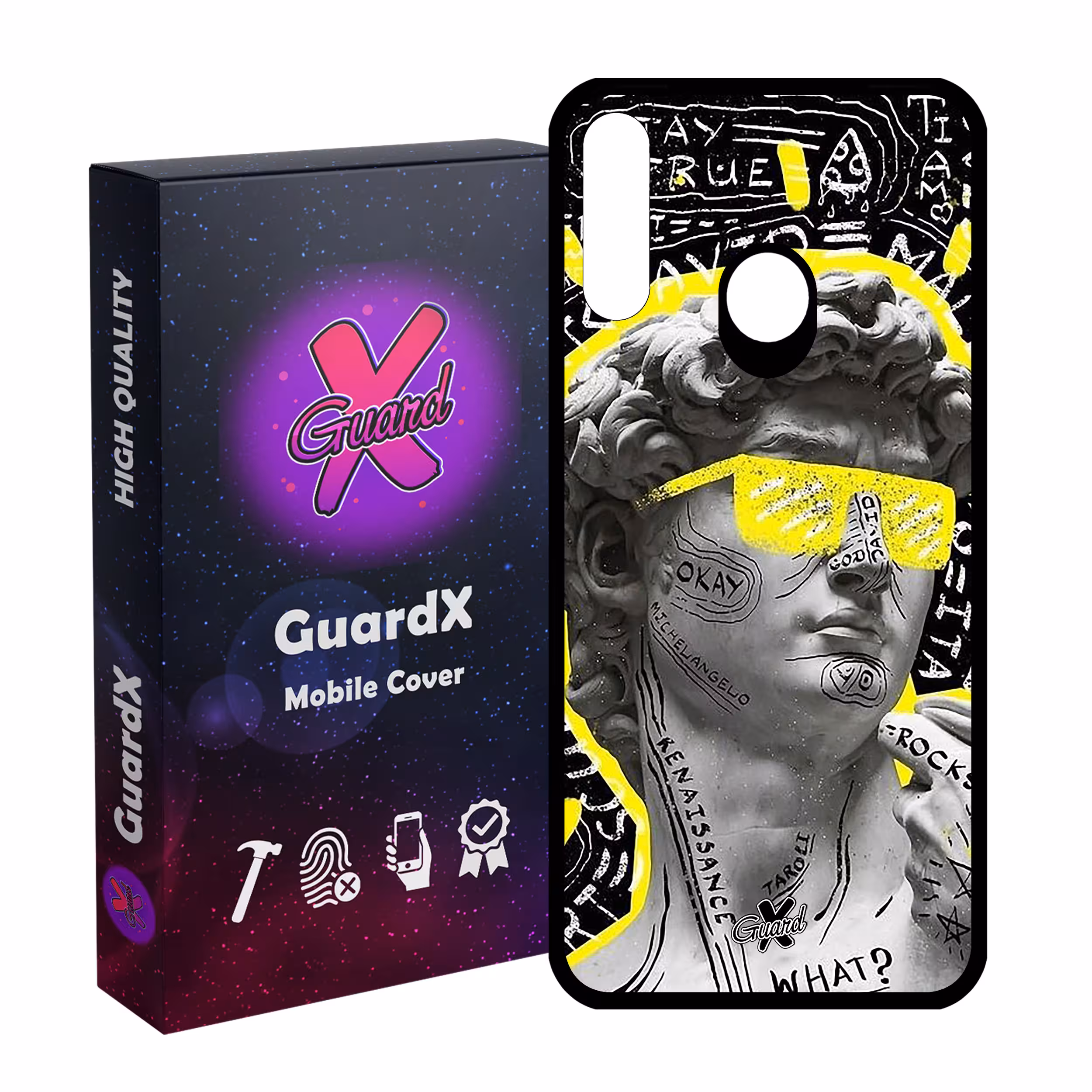 کاور گارد ایکس طرح Art مدل Glass10436 مناسب برای گوشی موبایل سامسونگ Galaxy A20s