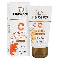 دلبستو ژل اسکراب پاک کننده ويتامين سي انواع پوست 50 ميل VITAMIN C LUMINOUS SCRUB CLEANSER