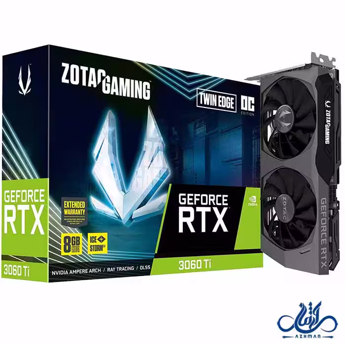 کارت گرافیک زوتک مدل RTX 3060 Ti OC Twin Edge