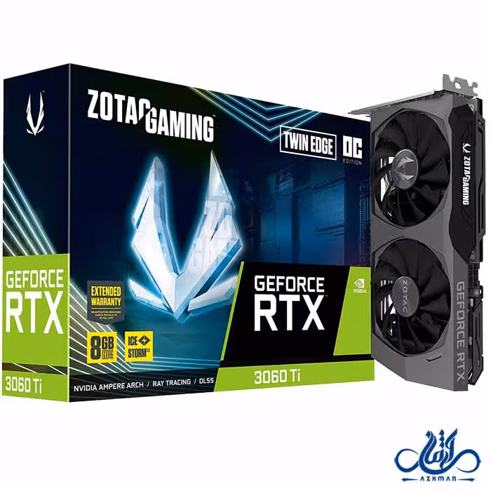 کارت گرافیک زوتک مدل RTX 3060 Ti OC Twin Edge