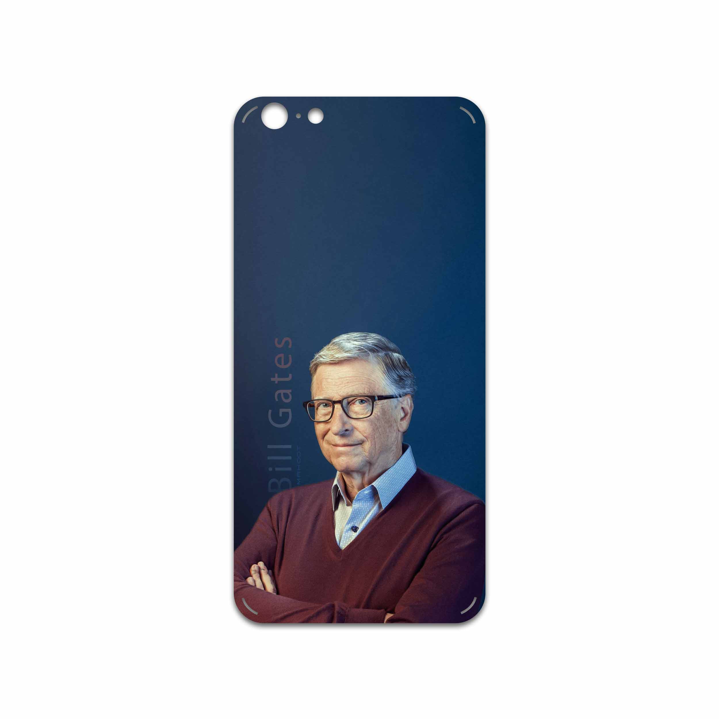 برچسب پوششی ماهوت مدل Bill Gates مناسب برای گوشی موبایل اپل iPhone 6 Plus