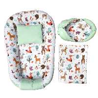 سرویس خواب 4 تکه نوزاد طرح حیوانات