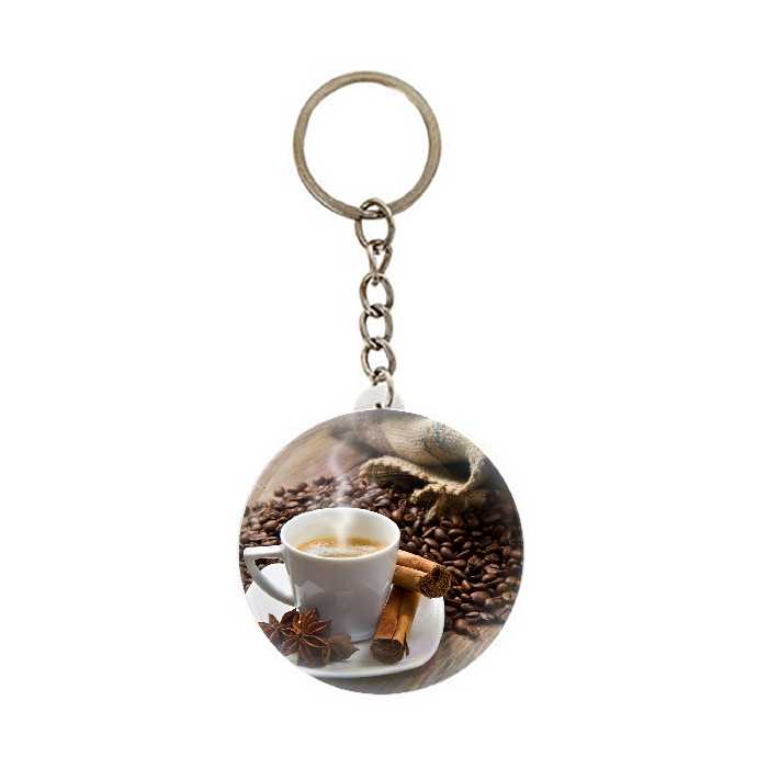 جاکلیدی عرش مدل قهوه Coffee کد Asj2191