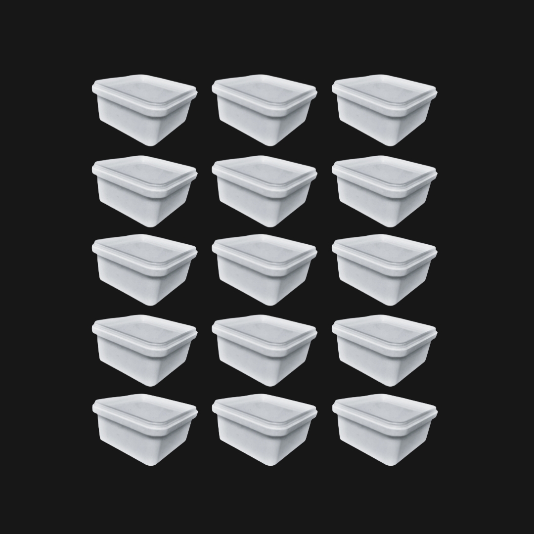 ظرف نگهدارنده مدل فریزری کد 260cc مجموعه 15 عددی