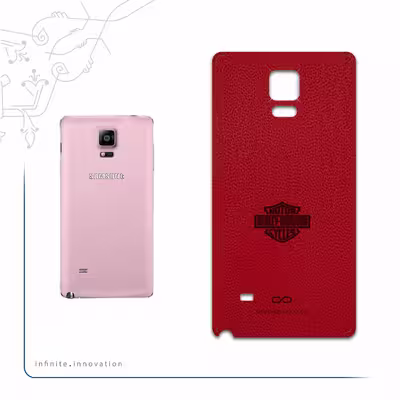 برچسب پوششی ماهوت مدل RL-HRLY_DVDSN مناسب برای گوشی موبایل سامسونگ Galaxy Note 4