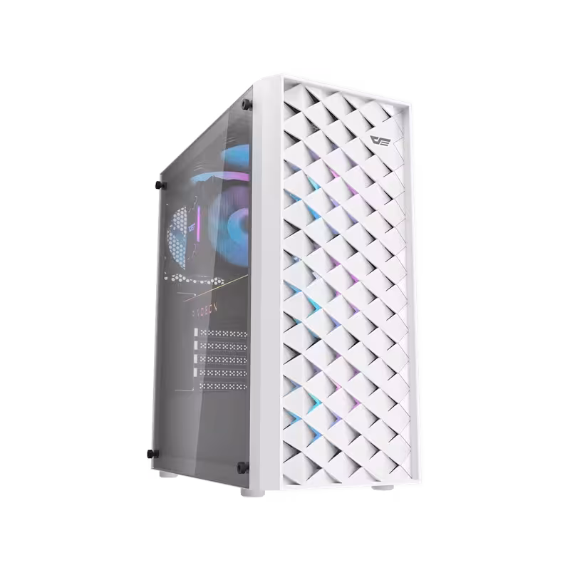 DK351 ATX WH | ظرفیت بالا برای نصب ذخیره‌سازها و فن‌