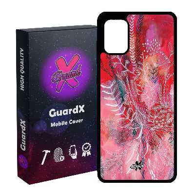 کاور گارد ایکس طرح گل مدل Glass10282 مناسب برای گوشی موبایل سامسونگ Galaxy A71