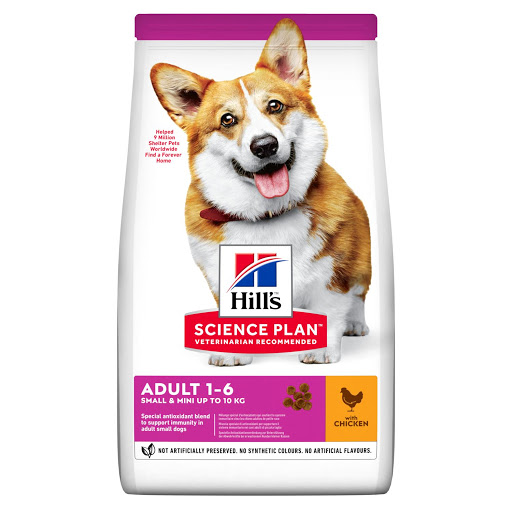 غذای خشک سگ بالغ نژاد کوچک و مینیاتوری با طعم مرغ برند Hill’s