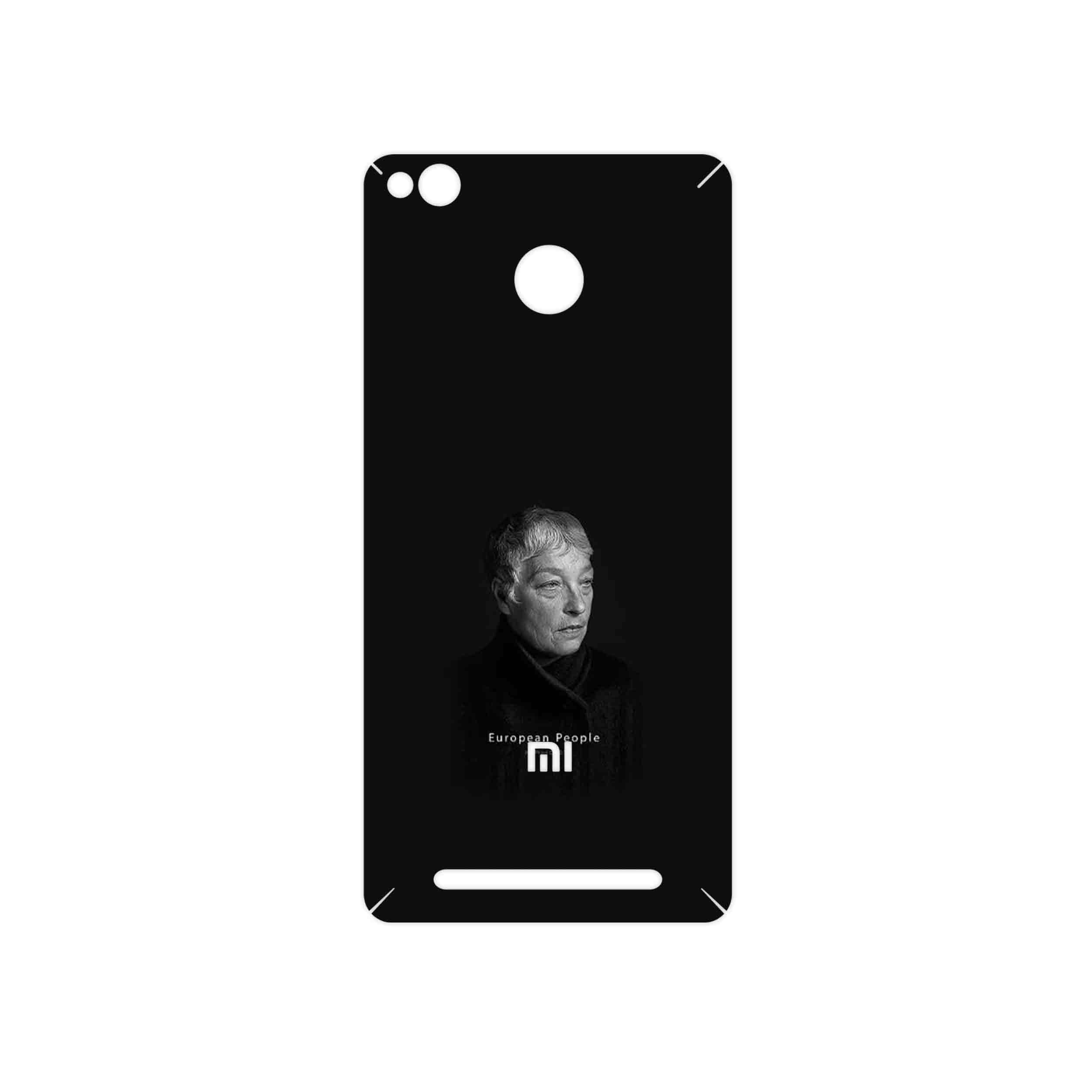برچسب پوششی ماهوت مدل Portrait of a European Woman مناسب برای گوشی موبایل شیائومی Redmi 3 Pro