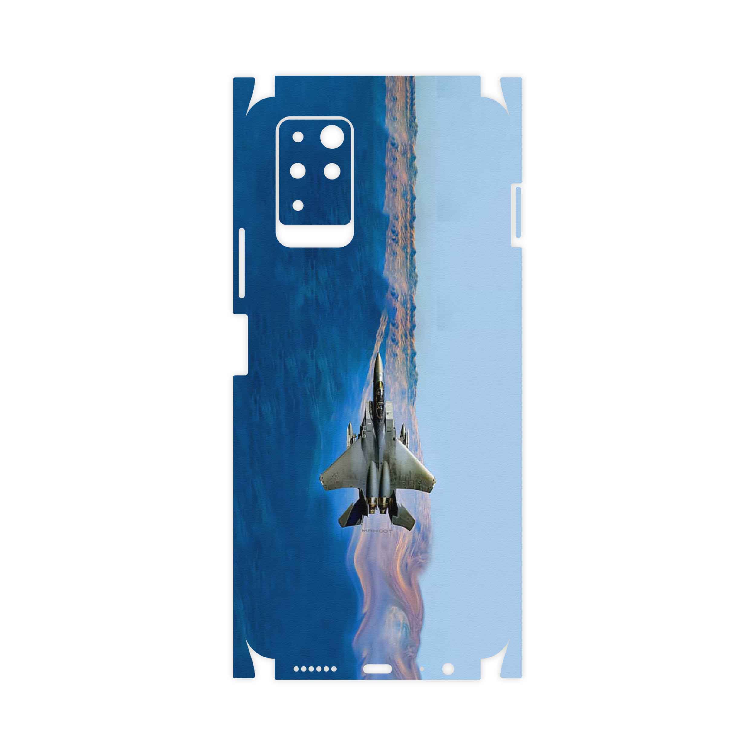 برچسب پوششی ماهوت مدل Fighter plane F15-FullSkin مناسب برای گوشی موبایل اینفینیکس Note 10