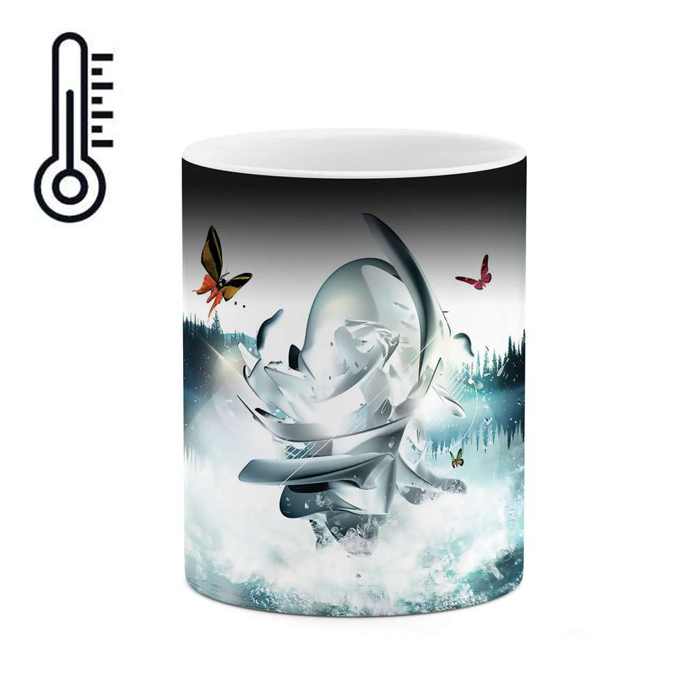 ماگ حرارتی طرح پروانه مدل mgh00580