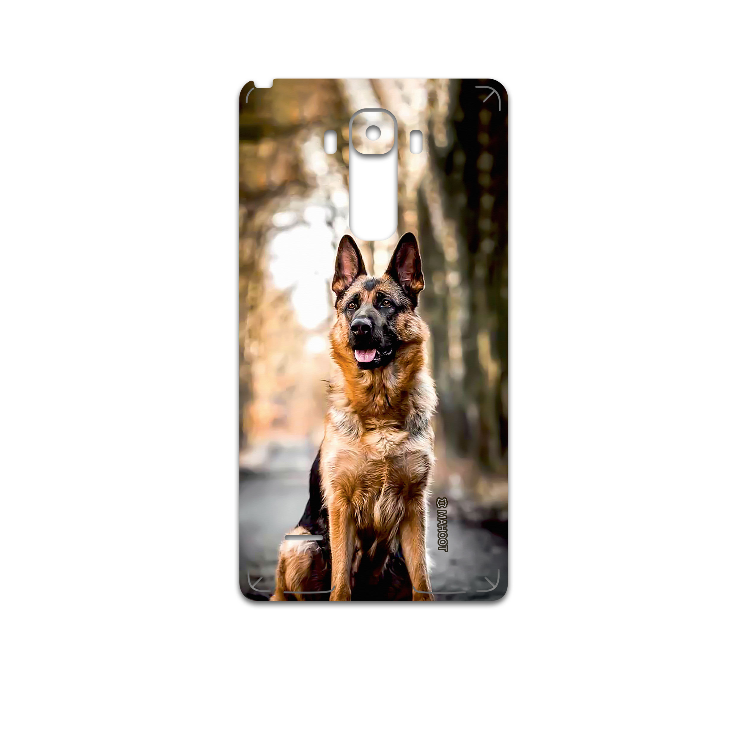 برچسب پوششی ماهوت مدل Dog-1 مناسب برای گوشی موبایل ال جی G4 Stylus