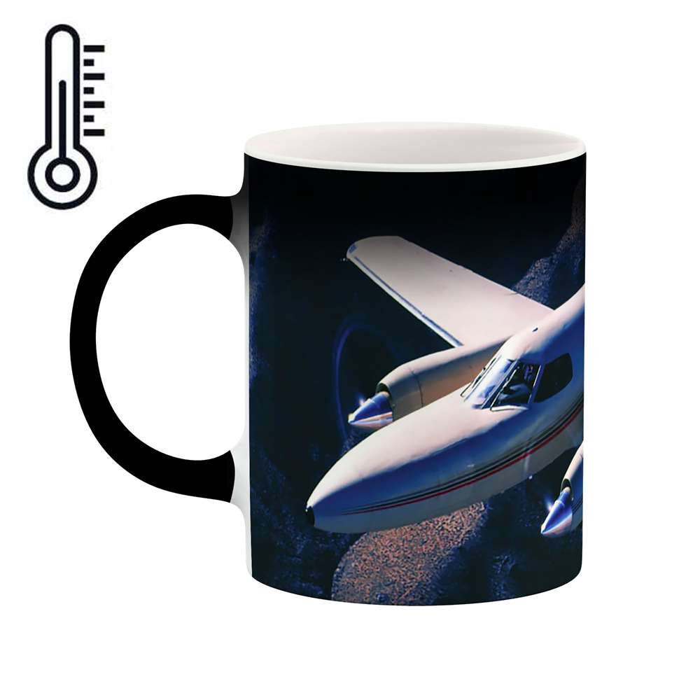 ماگ حرارتی طرح هواپیما مدل mgh00903