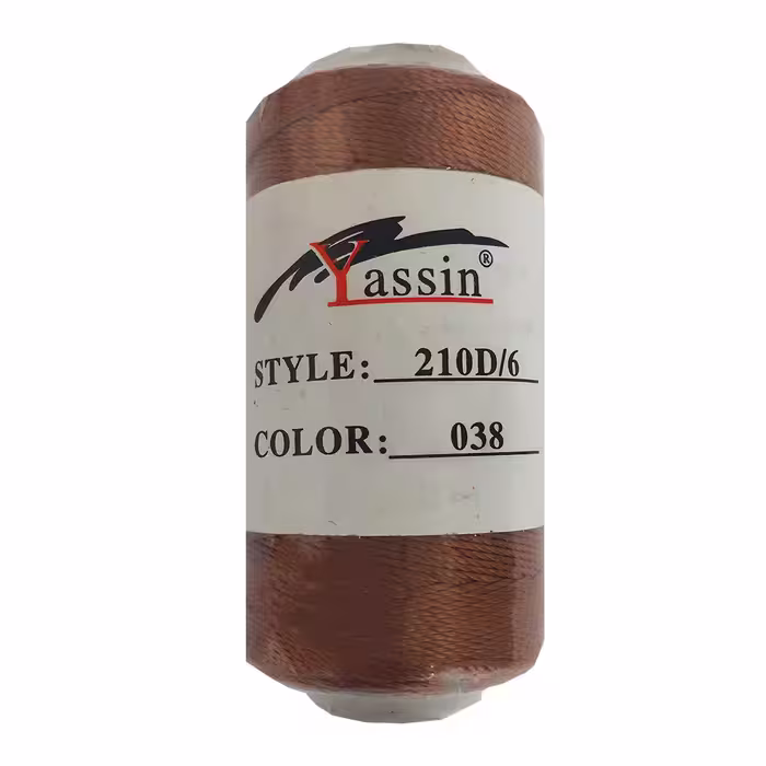 نخ دوخت چرم دوزی مدل یاسین کد 210D/6-038