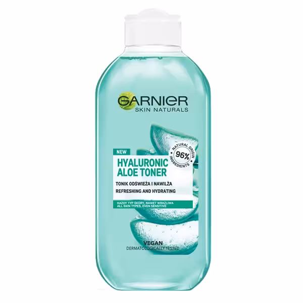 تونر پاک کننده صورت گارنیه مدل Aloe حجم 200 میلی لیتر