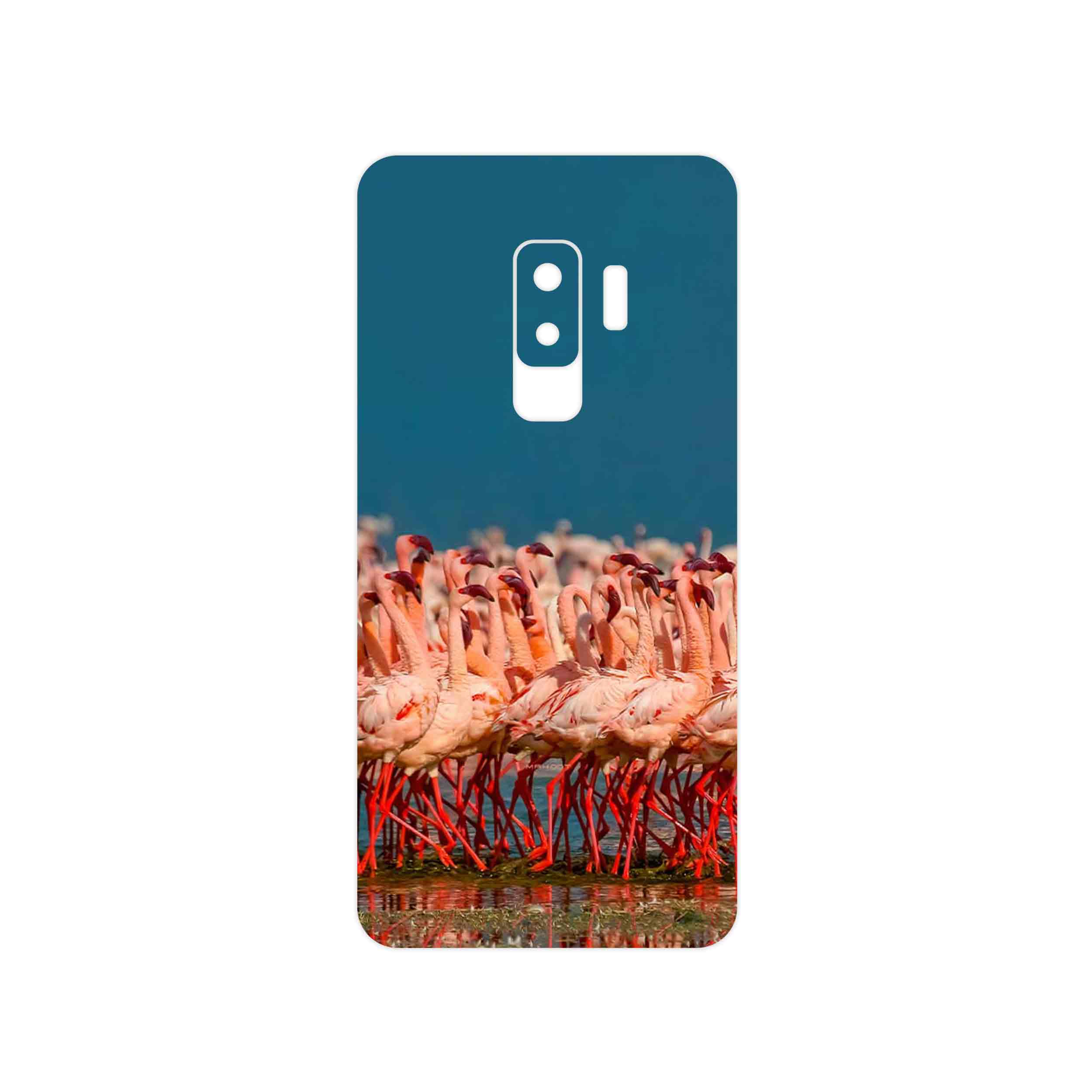 برچسب پوششی ماهوت مدل Flamingo مناسب برای گوشی موبایل سامسونگ Galaxy S9 Plus