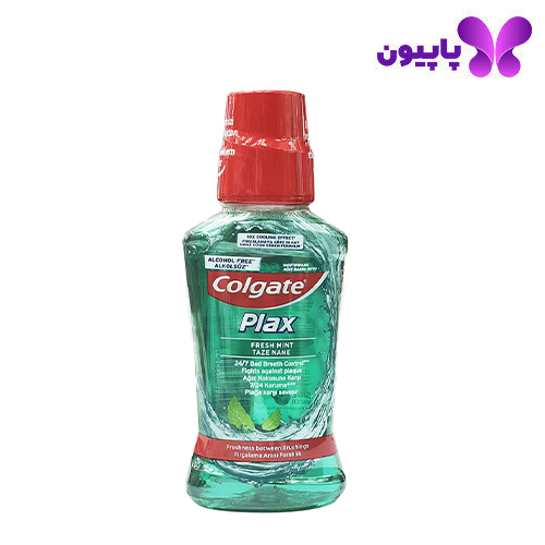 دهانشویه پلکس کلگیت مدل fresh mint حجم 250 میل