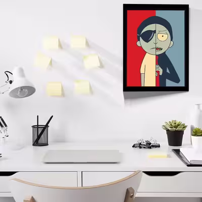 تابلو مدل Rick &amp; Morty کد F-1026