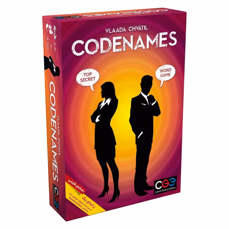 بازی فکری سی جی ای مدل Codenames نسخه فارسی | چاوه