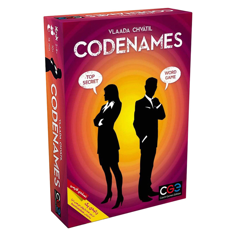 بازی فکری سی جی ای مدل Codenames نسخه فارسی | چاوه