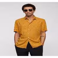 پیراهن / بلوز دکمه دار نود مردانه اورجینال MANGO Man