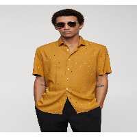 پیراهن / بلوز دکمه دار نود مردانه اورجینال MANGO Man