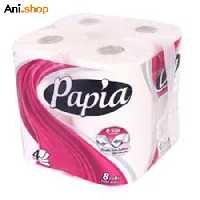 دستمال توالت پاپیا مدل   بسته 8 عددی کد524