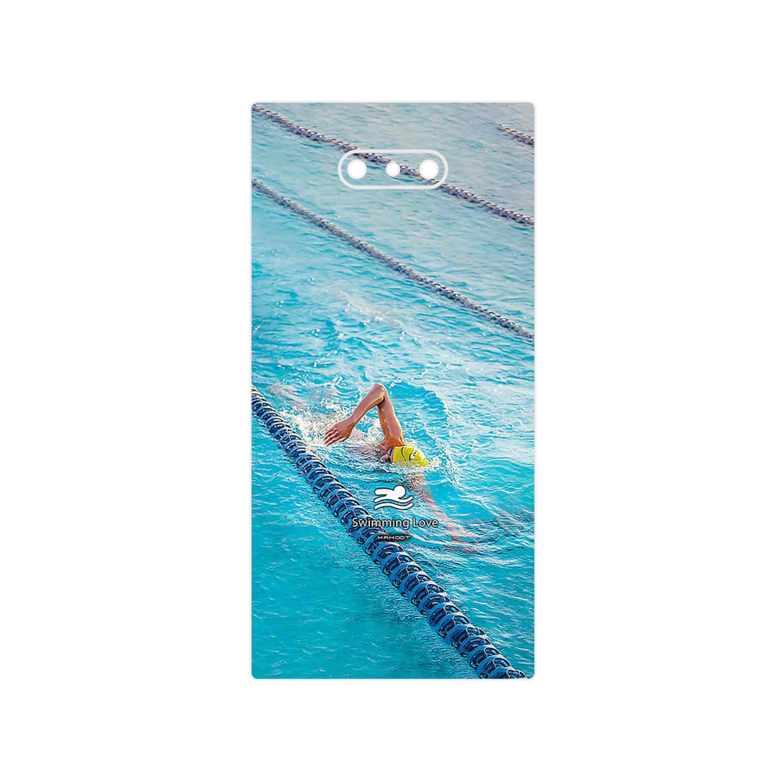 برچسب پوششی ماهوت مدل Swimming مناسب برای گوشی موبایل ریزر Phone 2
