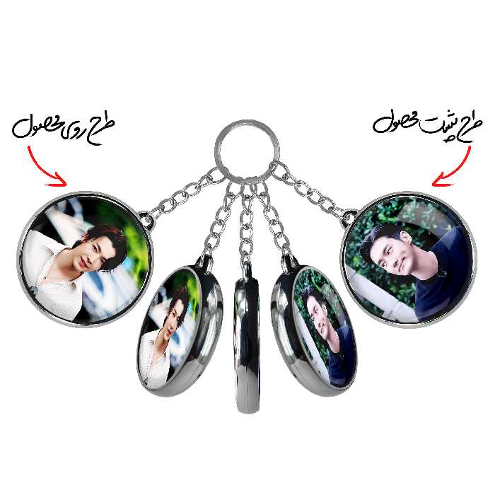 جاکلیدی خندالو طرح شیوون و دونگهه گروه سوپر جونیور مدل دوطرفه کد 1217712181