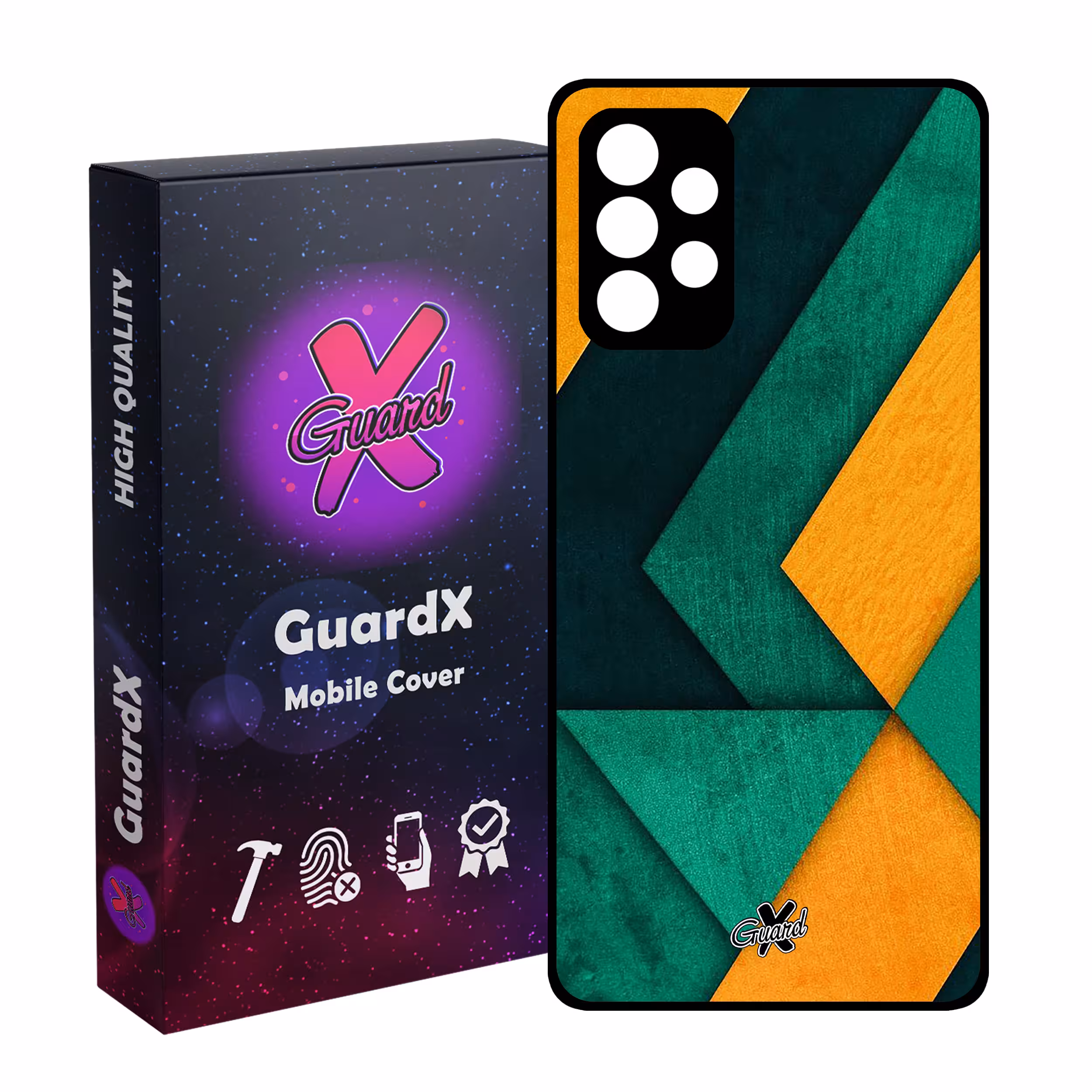 کاور گارد ایکس طرح Shape مدل Glass10329 مناسب برای گوشی موبایل سامسونگ Galaxy A32 4G
