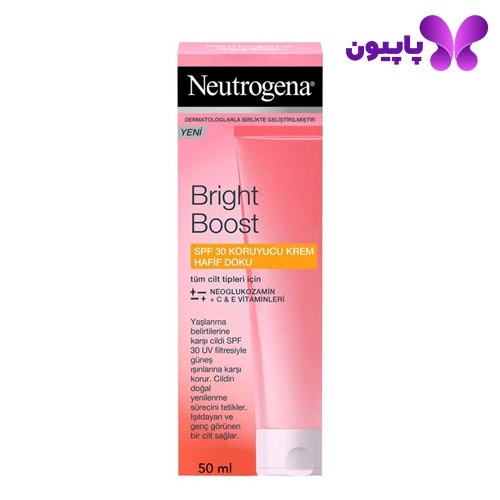 ژل فلوئید ضد آفتاب برایت بوست نوتروجینا با SPF 30