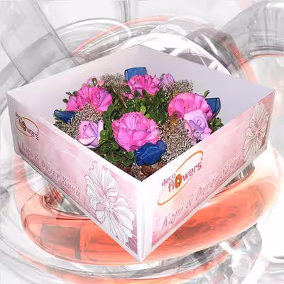 حلقه گل مصنوعی دکوفلاورز مدل 115
