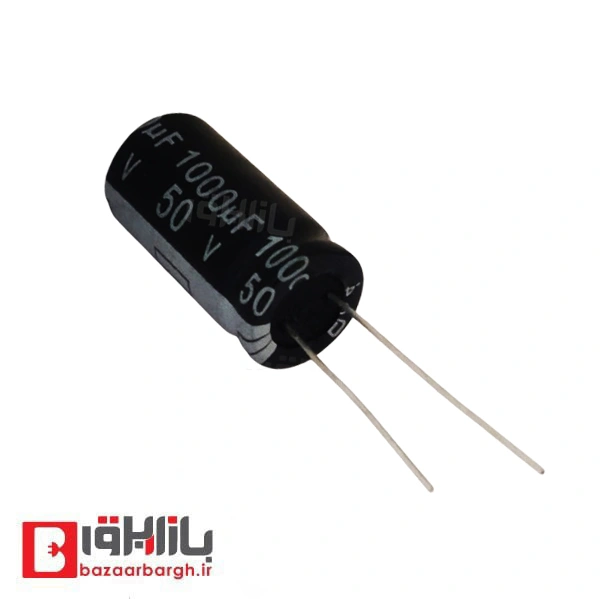خازن الکترولیتی 1000 میکرو فاراد 50 ولت