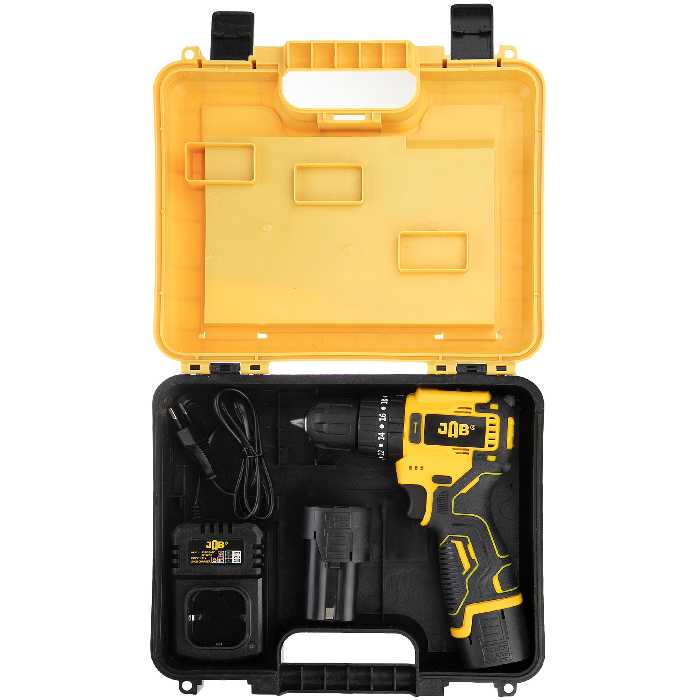 دریل پیچ گوشتی شارژی جاب مدل JSB-48 Li مجموعه 35 عددی