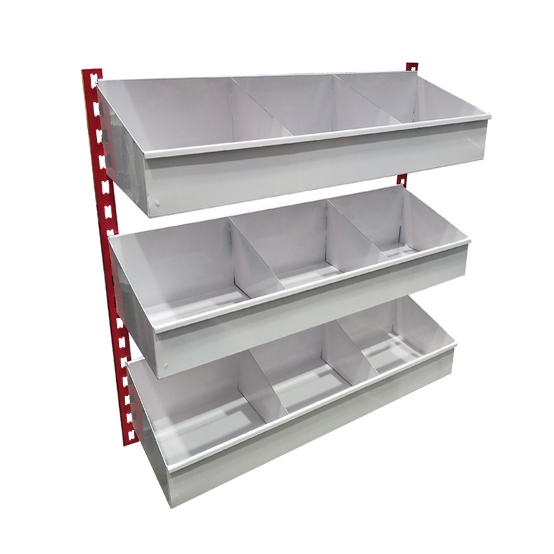 قفسه اداری مدل  سوپرمارکتی طرح 3 طبقه کد P100M