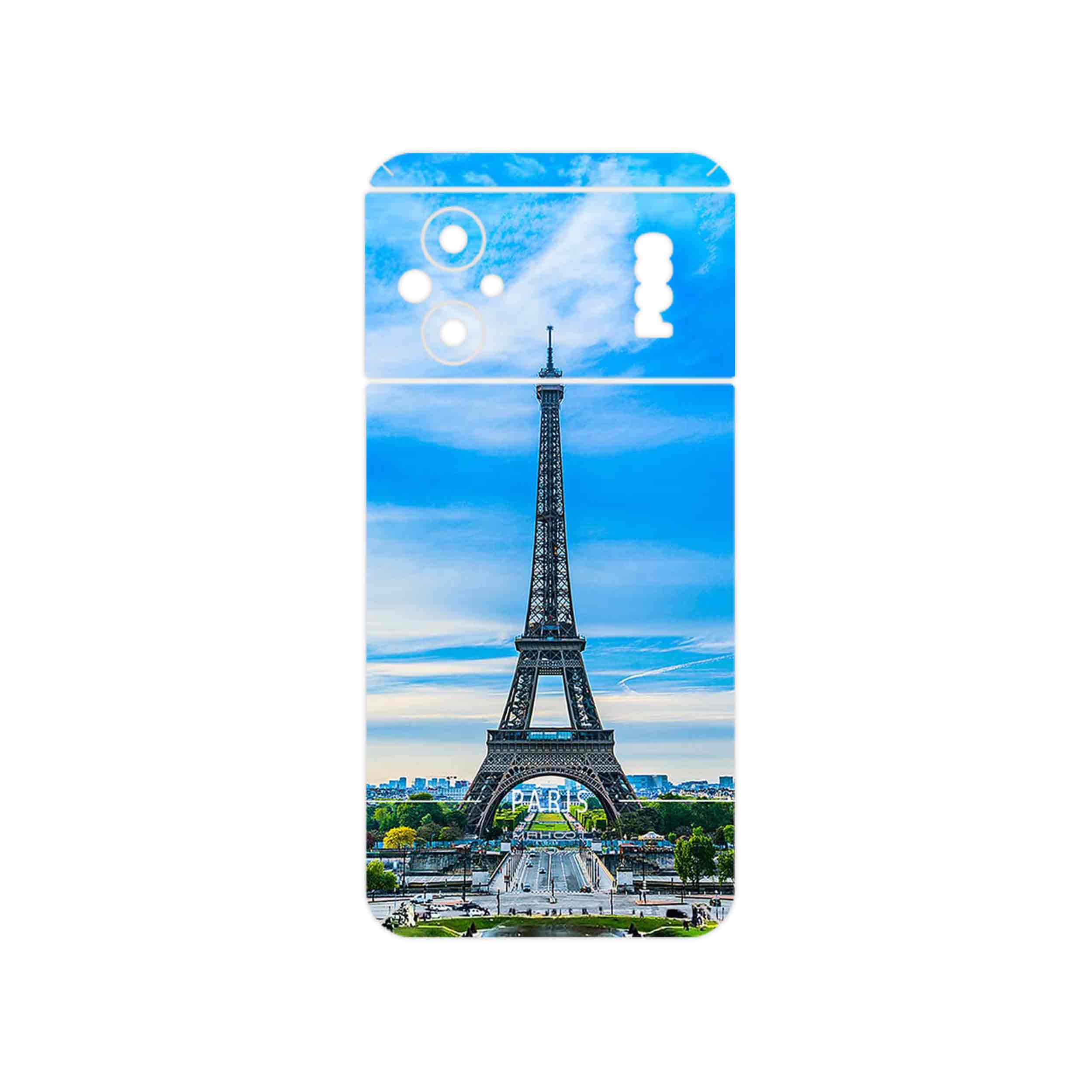 برچسب پوششی ماهوت مدل Paris_City مناسب برای گوشی موبایل شیائومی Poco M5