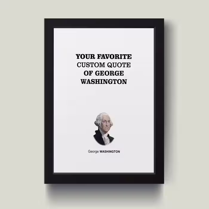تابلو مدل  George Washington کد Q3026 | دنیای قاب