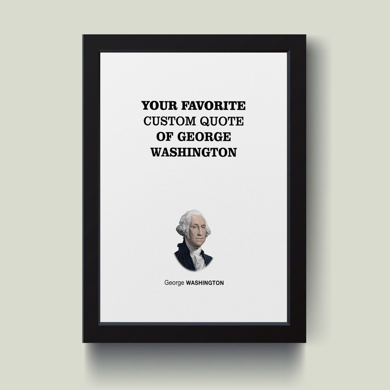 تابلو مدل  George Washington کد Q3026 | دنیای قاب