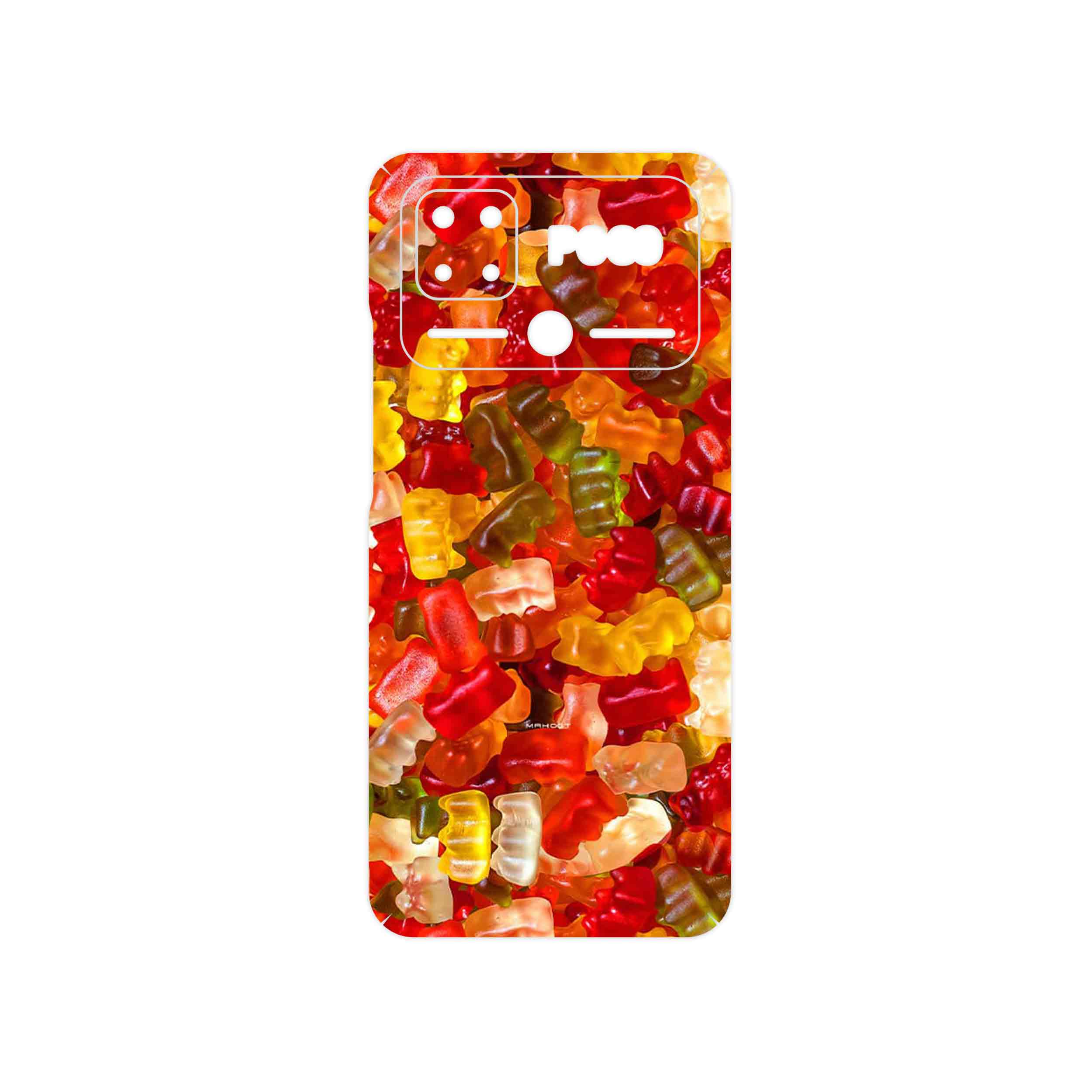 برچسب پوششی ماهوت مدل Gummi candy 1 مناسب برای گوشی موبایل شیائومی Poco C40