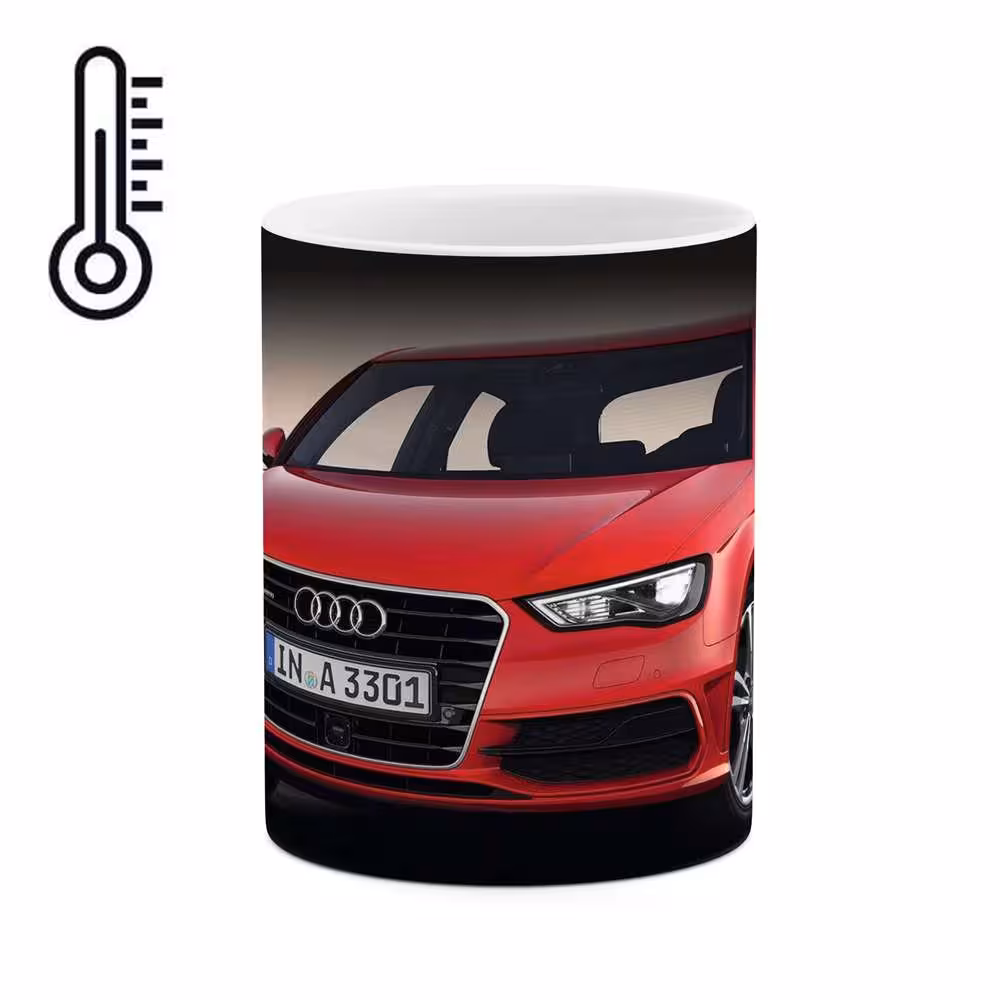 ماگ حرارتی طرح ماشین Audi A3 مدل mgph15174