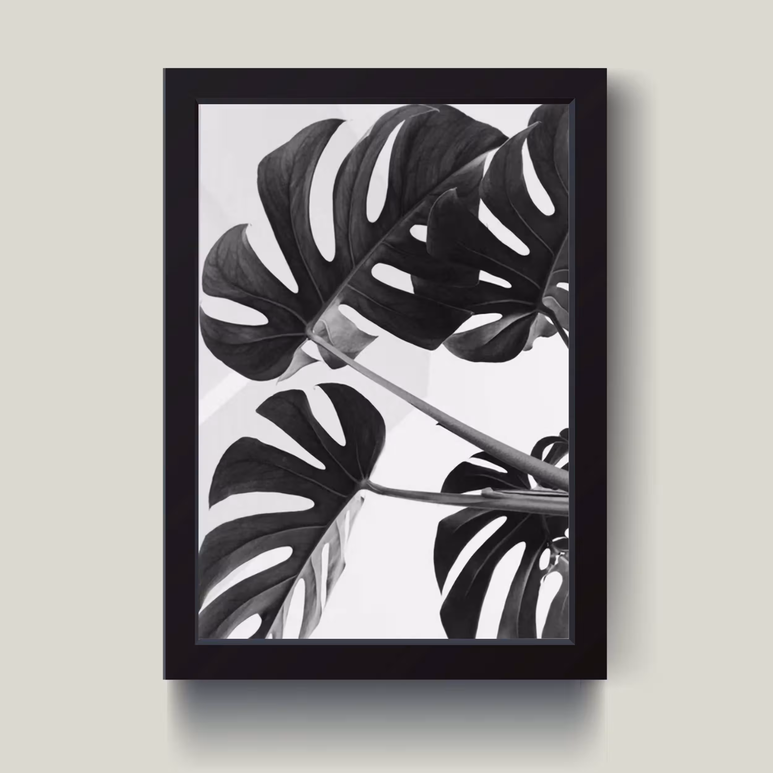 تابلو مدل مینیمال Leaf کدm2404-b