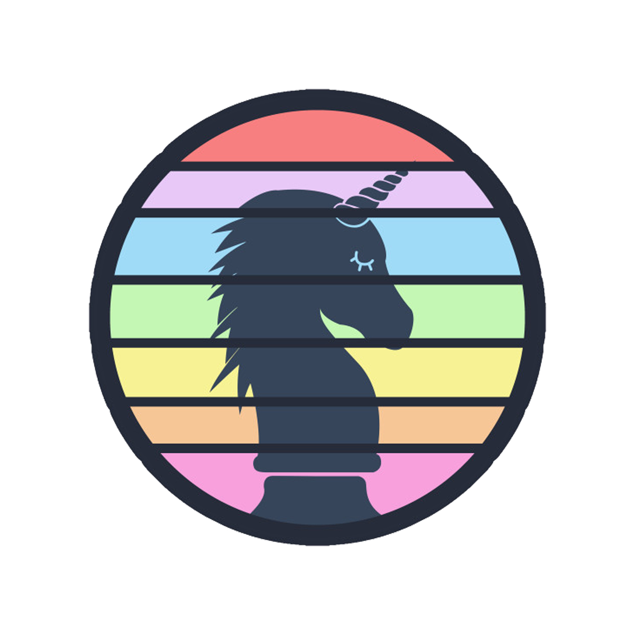 استیکر تزئینی موبایل مدل یونیکورن کد 1198