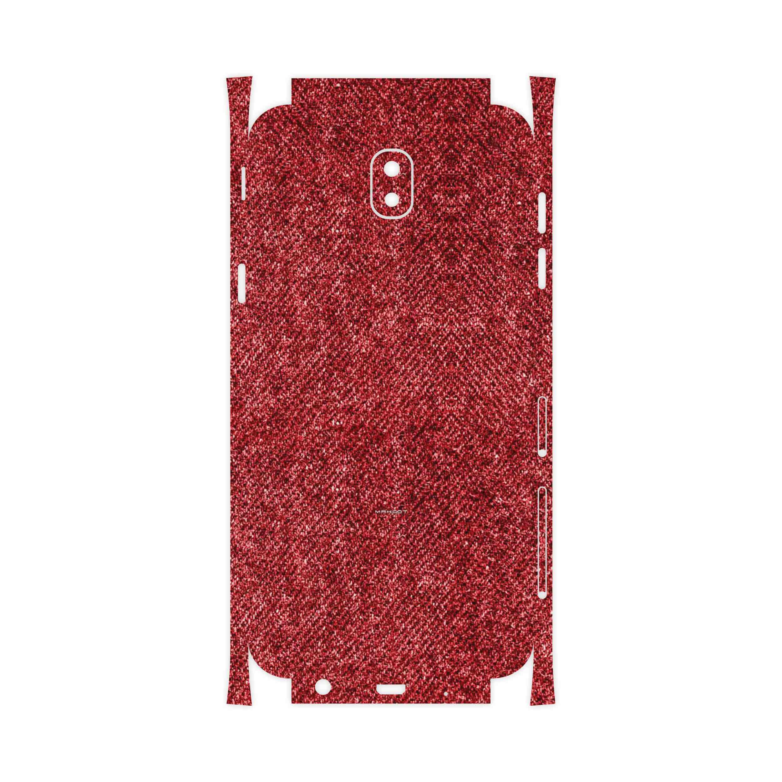 برچسب پوششی ماهوت مدل Fabric Texture 4-FullSkin مناسب برای گوشی موبایل سامسونگ Galaxy J5 Pro