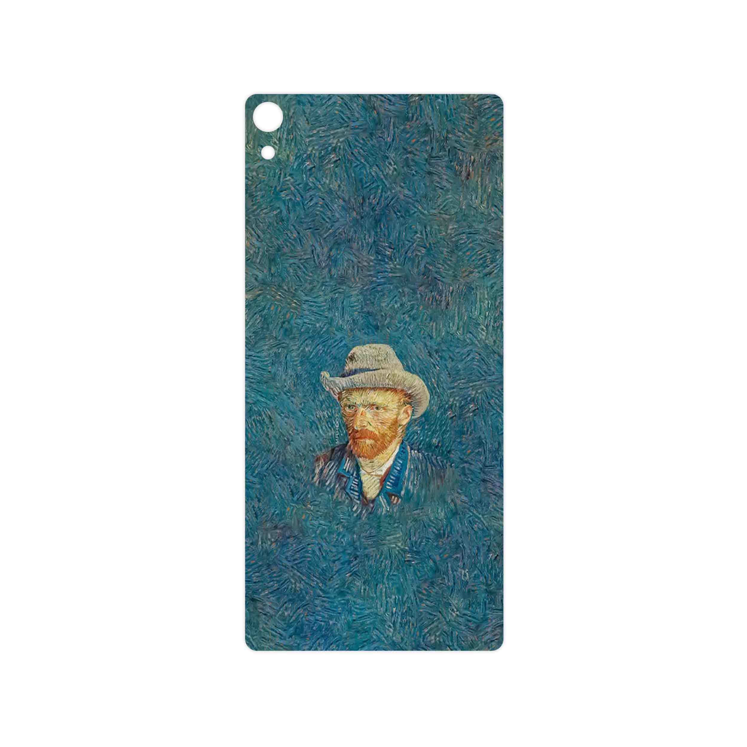 برچسب پوششی ماهوت مدل Self portrait with a gray felt hat مناسب برای گوشی موبایل سونی Xperia XA Ultra