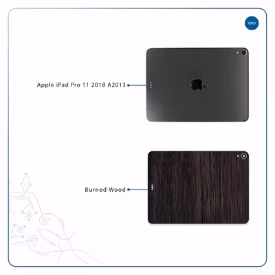 برچسب پوششی ماهوت مدل Burned Wood مناسب برای تبلت اپل iPad Pro 11 2018 A2013