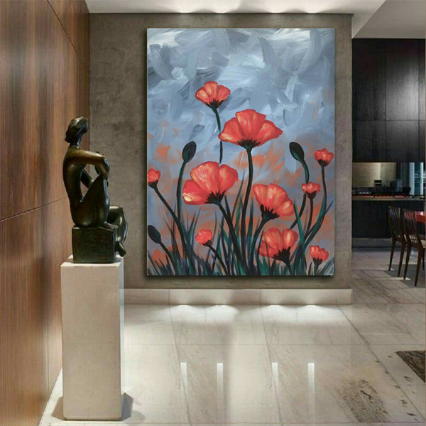  تابلو شاسی طرح گل مدل TSH731