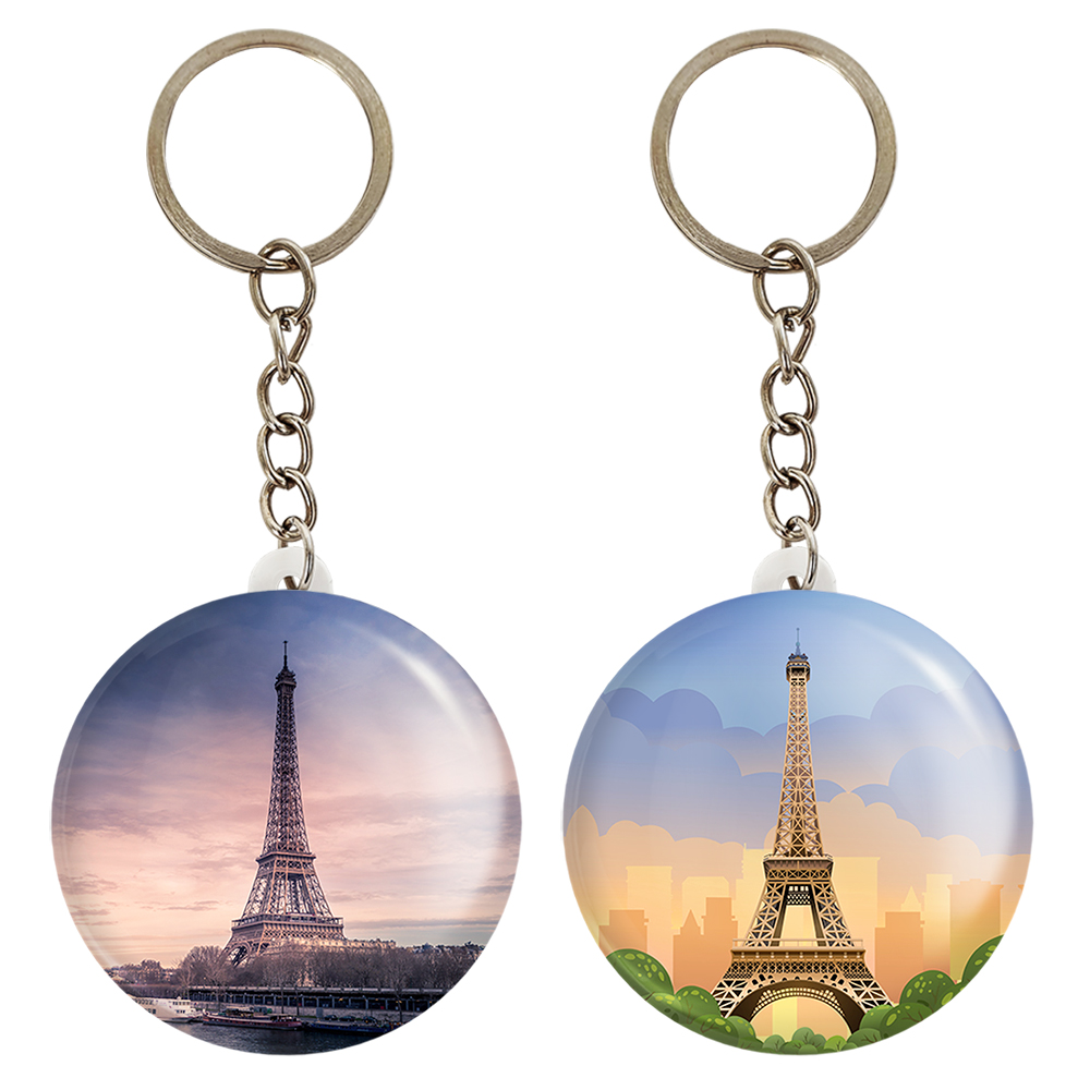 جاکلیدی خندالو مدل برج ایفل کد 2074420749 مجموعه 2 عددی