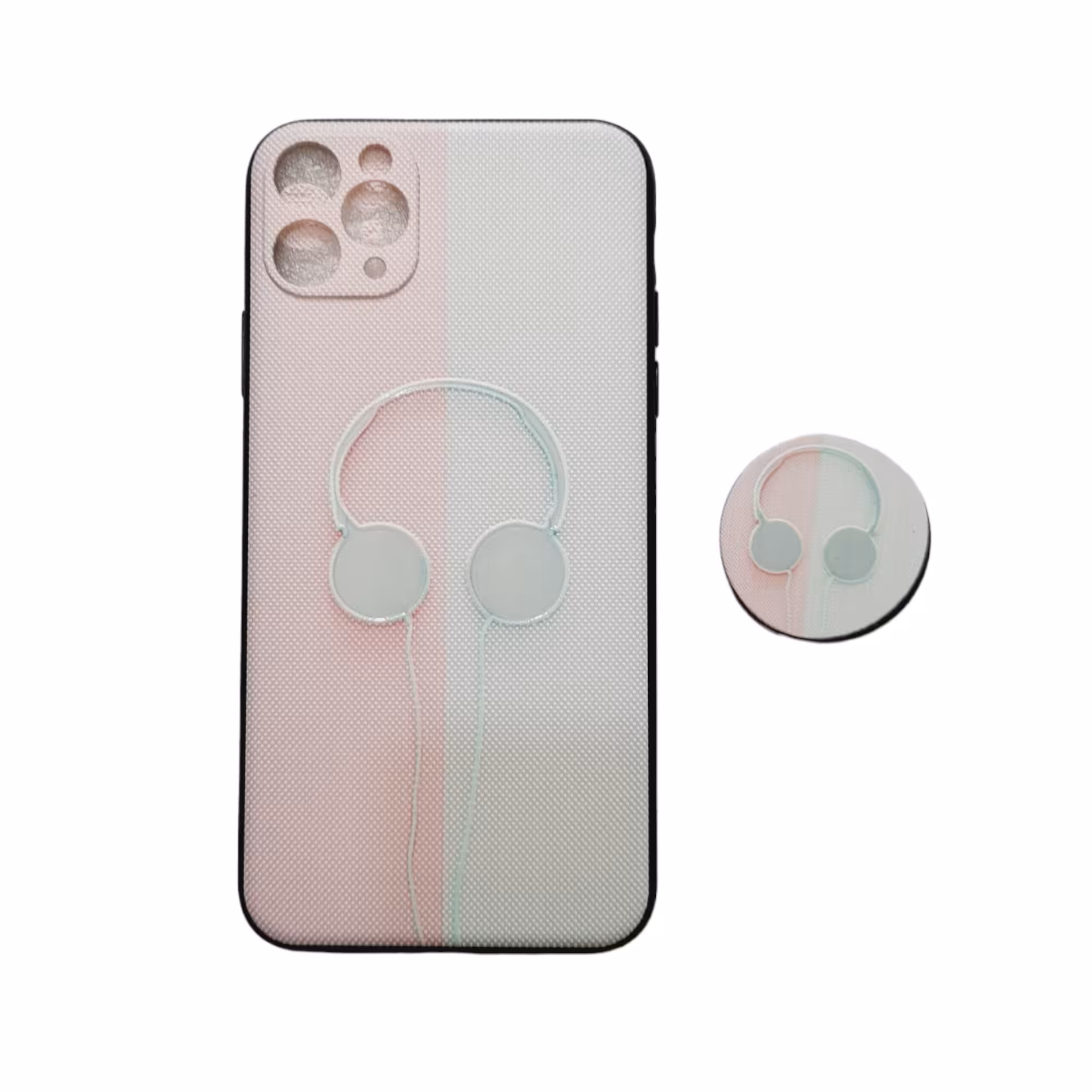 کاور کد ip11pm مناسب برای گوشی موبایل اپل iPhone11 Pro Max به همراه پاپ سوکت